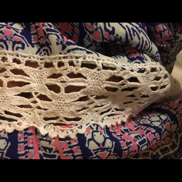 Blue, pink print MISSES DRESS from Lord & Taylor. Size Large. Retail $90. NWT! - Picture 4 of 10